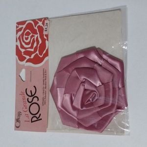 3/$15 VTG 3" Offray La Grande Rose